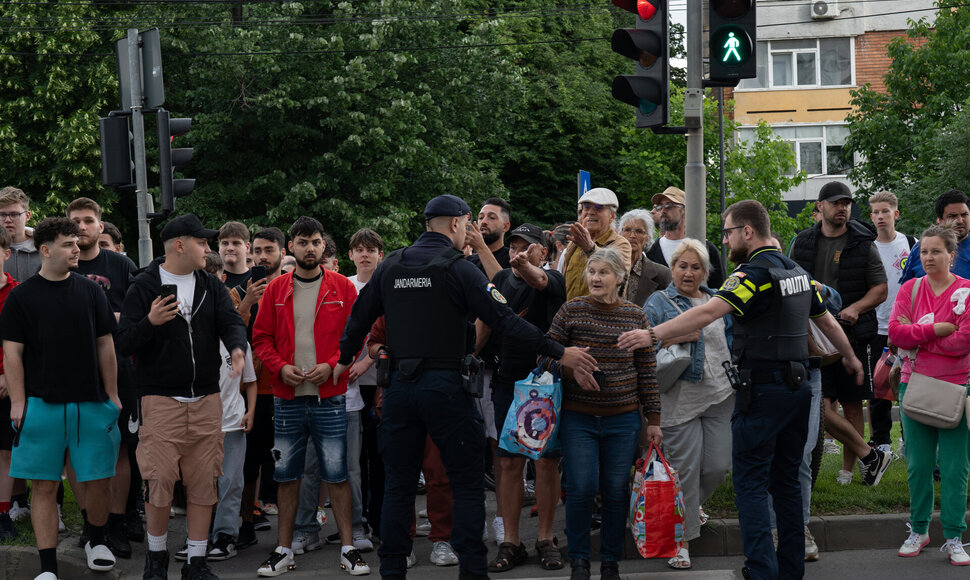 Rusija ap&scaron;audė daugiabutį Rumunijoje