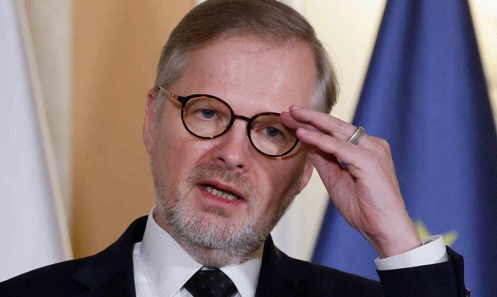 Čekijos ministras pirmininkas Petras Fiala