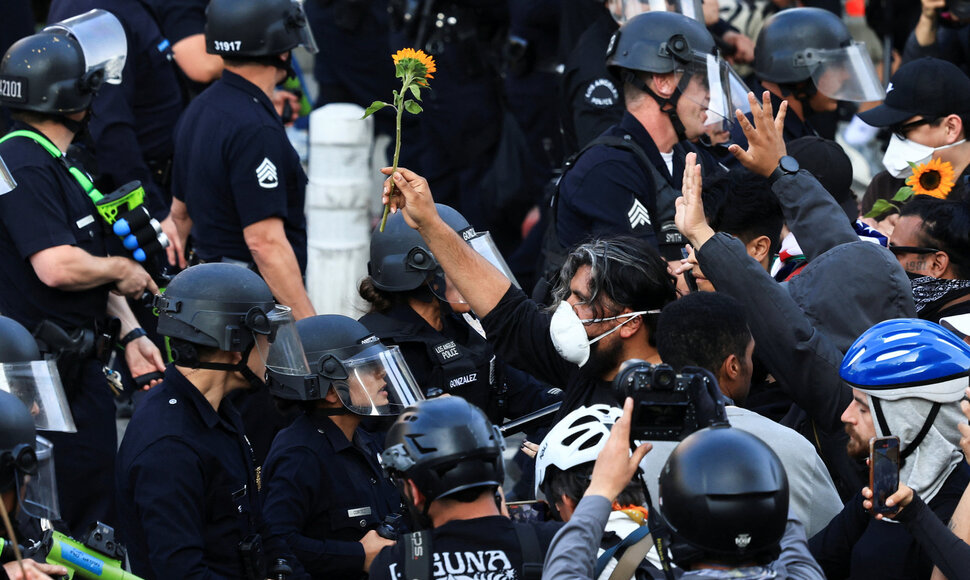 Protestai Los Andžele