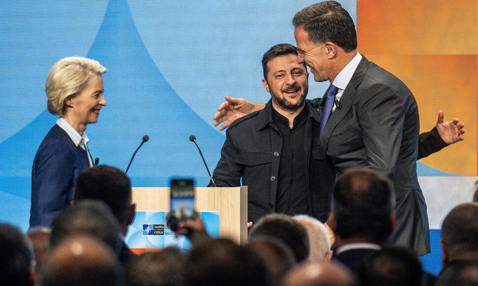 Ursula von der Leyen, Volodymyras Zelenskis, Markas Rutte