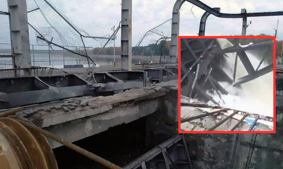 Ukraina smogė užtvankai Belgorode