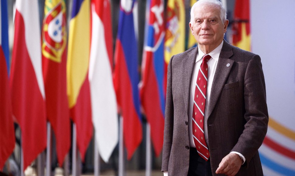 Europos Sąjungos diplomatijos vadovas Josepas Borrellis