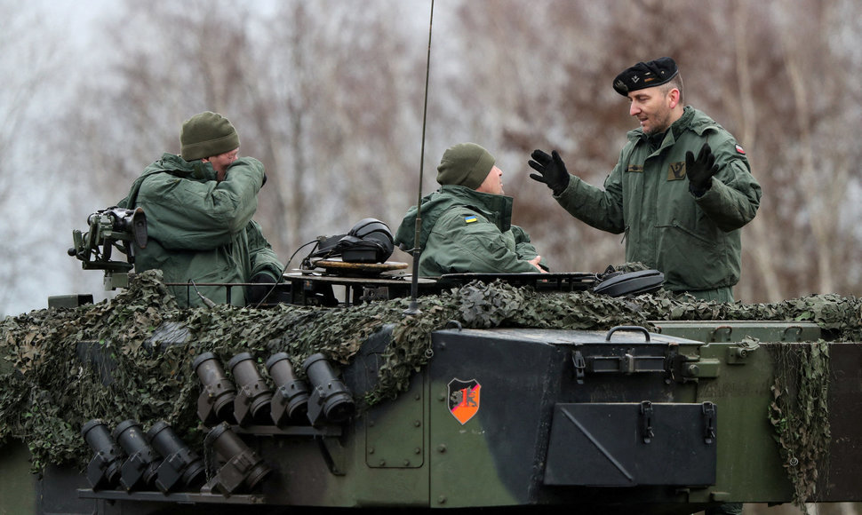 Ukrainos karių mokymai Lenkijoje