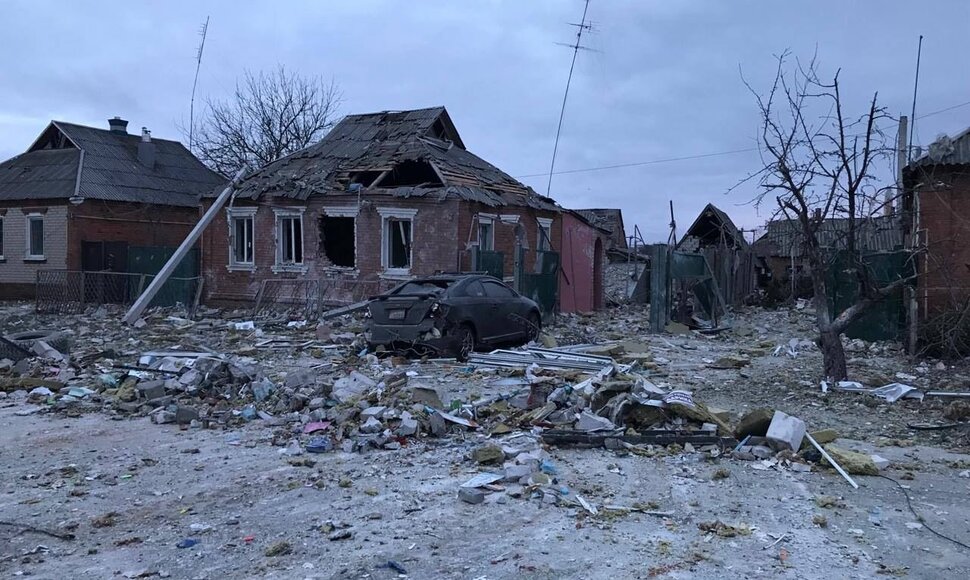 Rusijos atakos padariniai Charkivo srityje