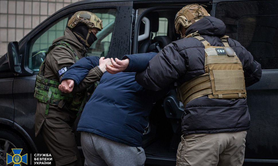 Ukrainos saugumo tarnyba sulaikė penkis rusų agentus