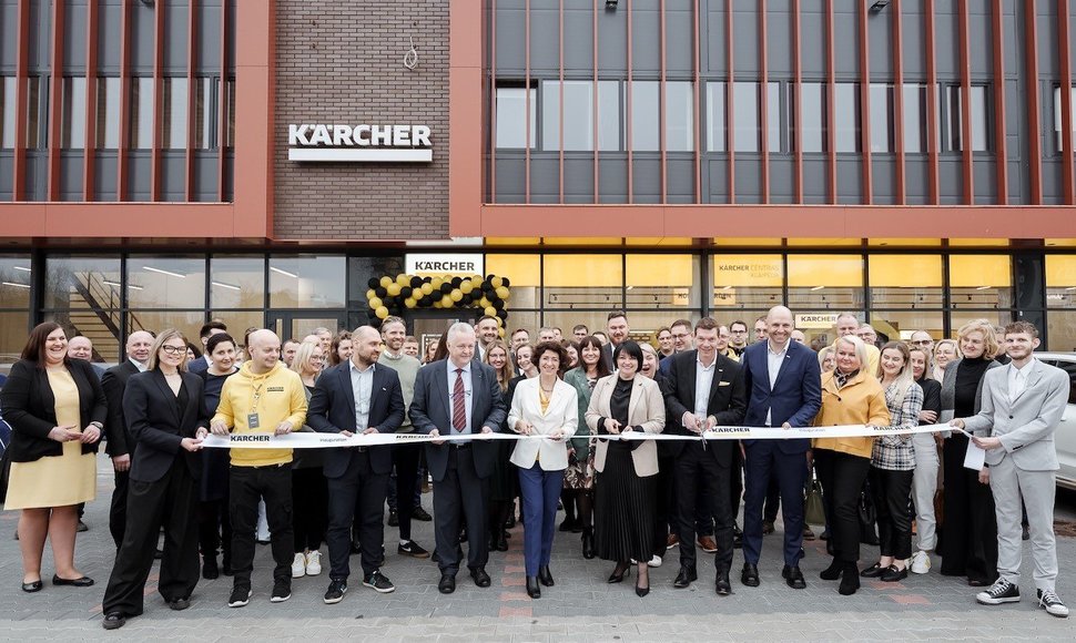 Naujame „Karcher“ centre Klaipėdoje pristatyti moderniausi valymo sprendimai