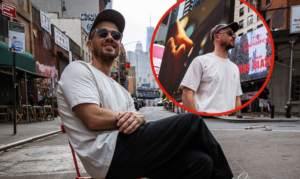 Andriaus Blaževičiaus filmas pristatytas Niujorko „Times Square“ aikštėje