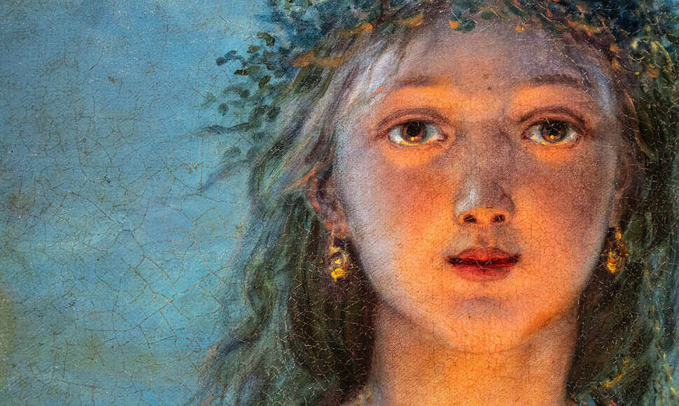 Vincentas Slendzinskis. „Vaidilutė“. 1873. Drobė, aliejus. Dominyko Šaudžio ir Reginos Šemiotaitės kolekcija.