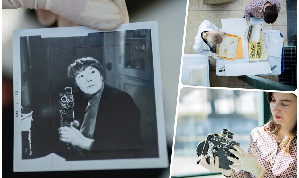 Marie Menken kolekcijos atvykimas į Lietuvos nacionalinį muziejų