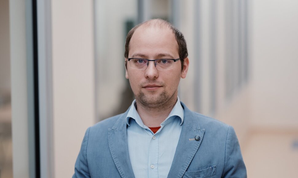 Robotą muziejui kuriantis Linas Aidokas