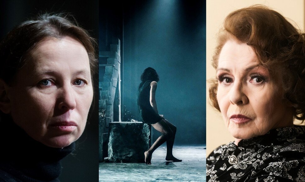 Vilniaus mažojo teatro spektaklis „Marti“. Eglė Mikulionytė, Eglė Gabrėnaitė