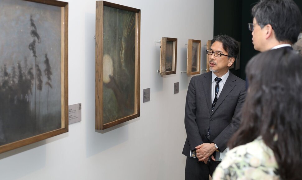 Japonijos Nacionalinio Vakarų meno muziejaus direktoriaus Masayuki Tanaka vizitas M.K.Čiurlionio muziejuje