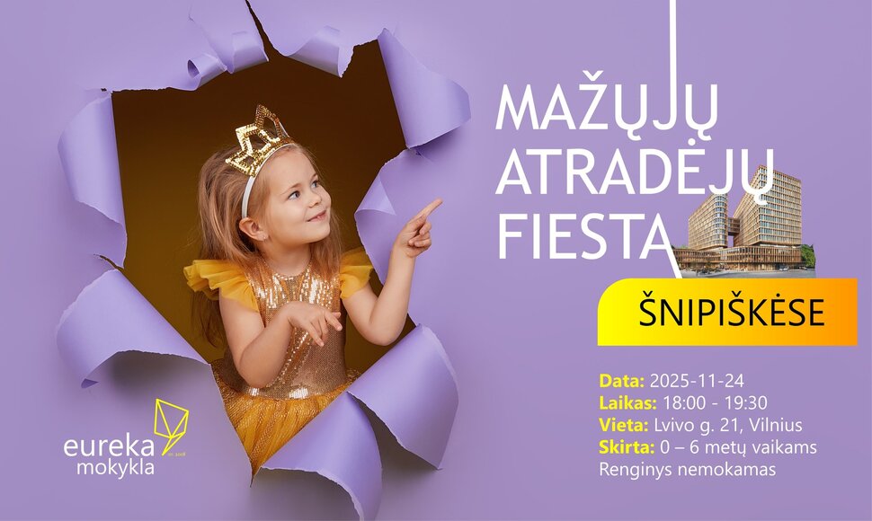 Mokyklos „Eureka“ Šnipiškių padalinio komanda