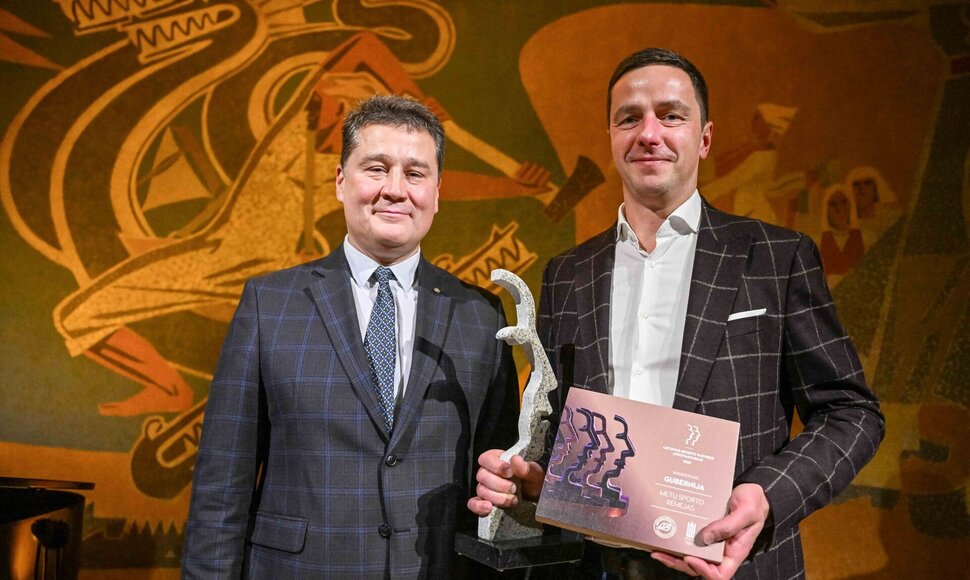 &bdquo;Gubernijos&ldquo; lyderystė įvertinta prestižiniu sporto bendruomenės apdovanojimu