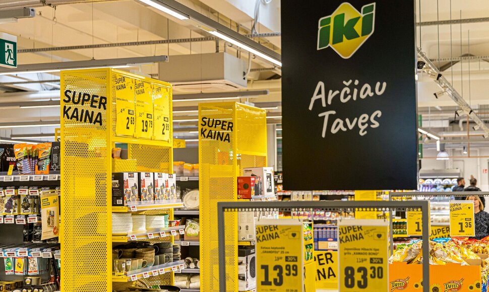 IKI parduotuvėse - tūkstančiai prekių pigiau