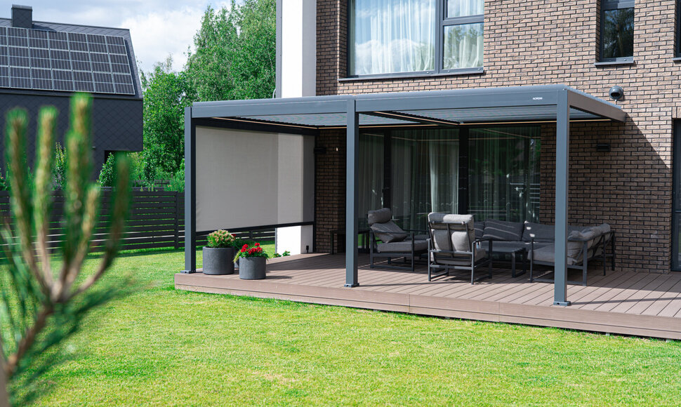 Pergola &ndash; ne tik gražus, bet ir funkcionalus sprendimas jūsų kiemui