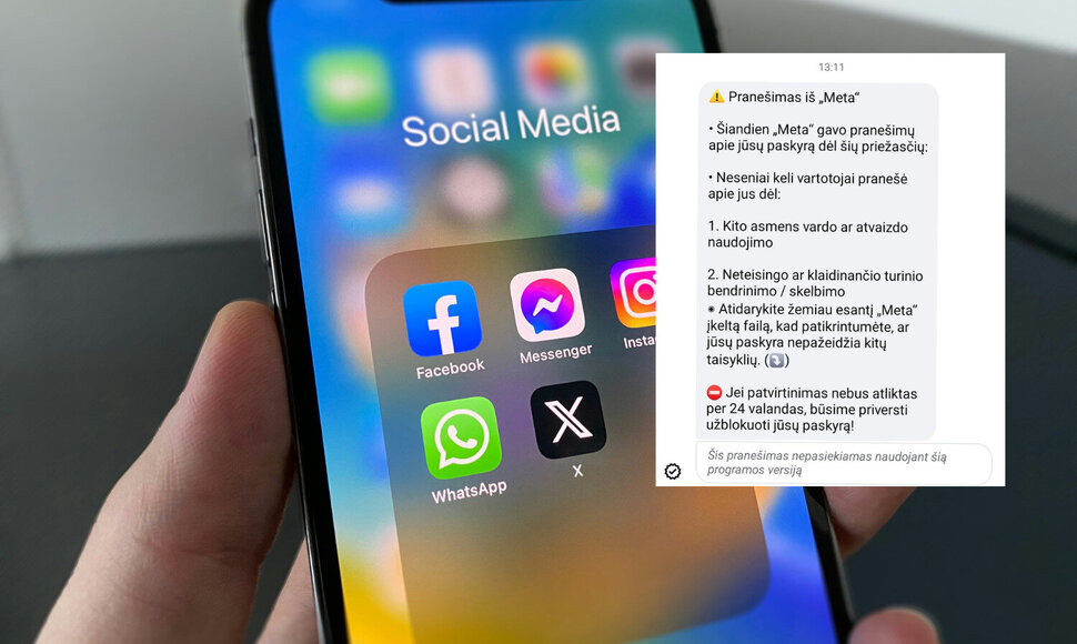 Programi&scaron;iai siunčia apgaulingas žinutes