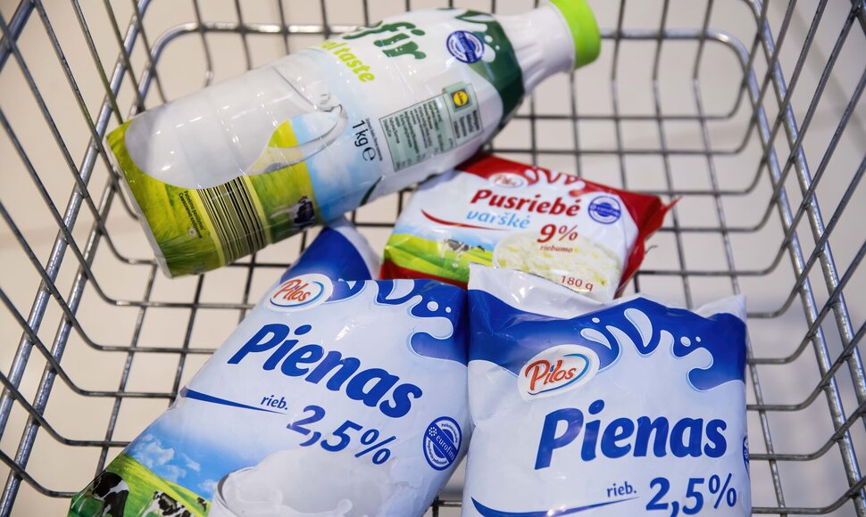 „Lidl“ pieno produktai