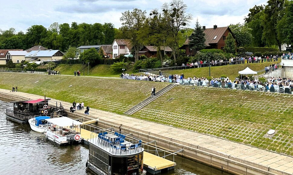 Prienai &ndash; naujos galimybės turizmui: atidaryta nemokama prieplauka miesto centre