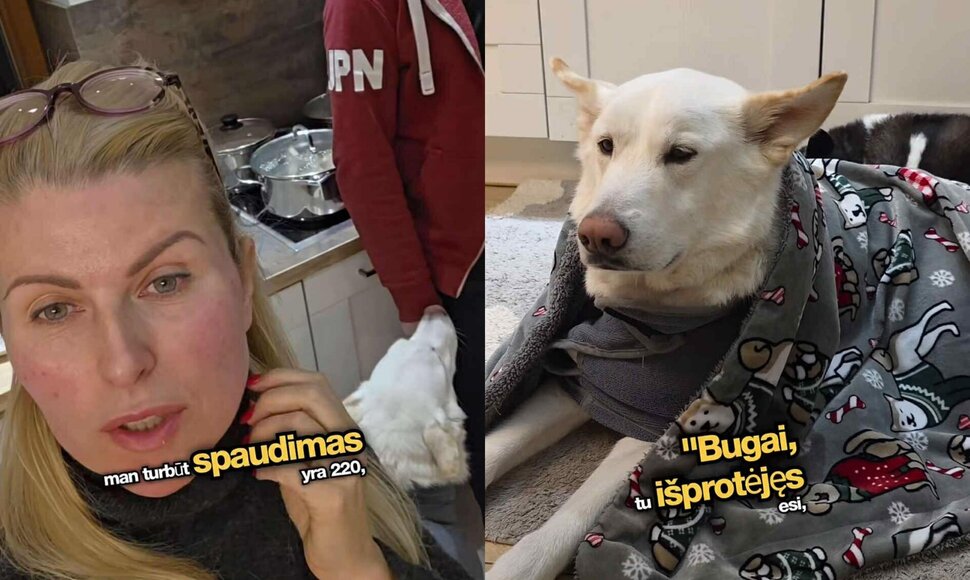 Rūta Mikelkevičiūtė ir jos šuo Bugas