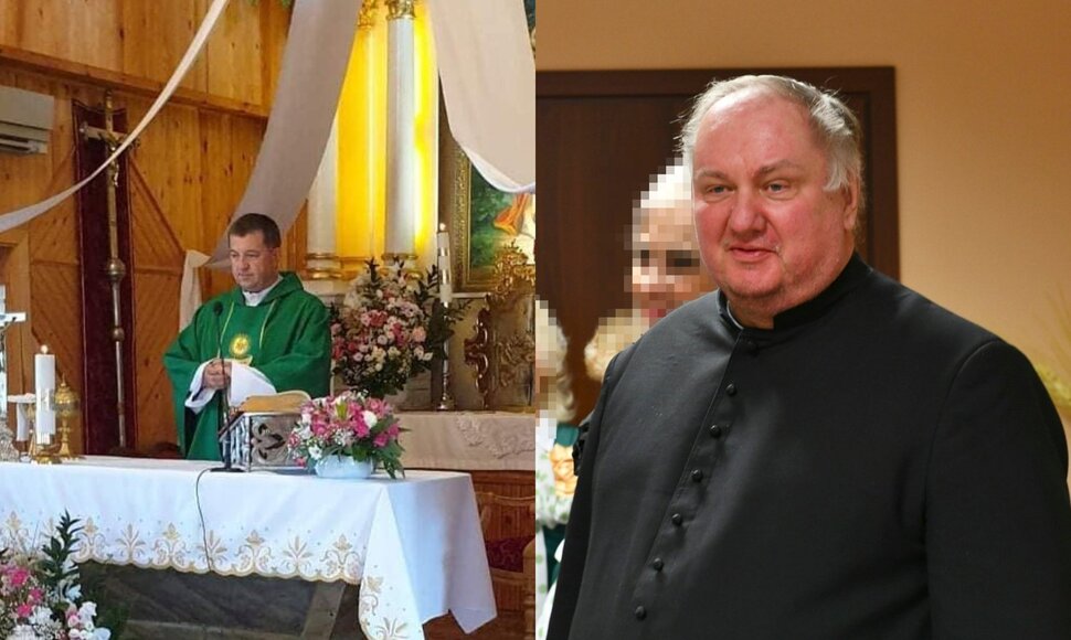 Kunigas Ry&scaron;ardas Peciunas ir Kunigas Tadas &Scaron;vedavičius