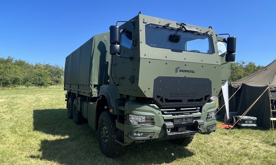 &bdquo;Rheinmetall MAN Military Vehicles&ldquo; sunkvežimis TGS-MIL Protected. &bdquo;Rheinmetall&ldquo; nuotr.