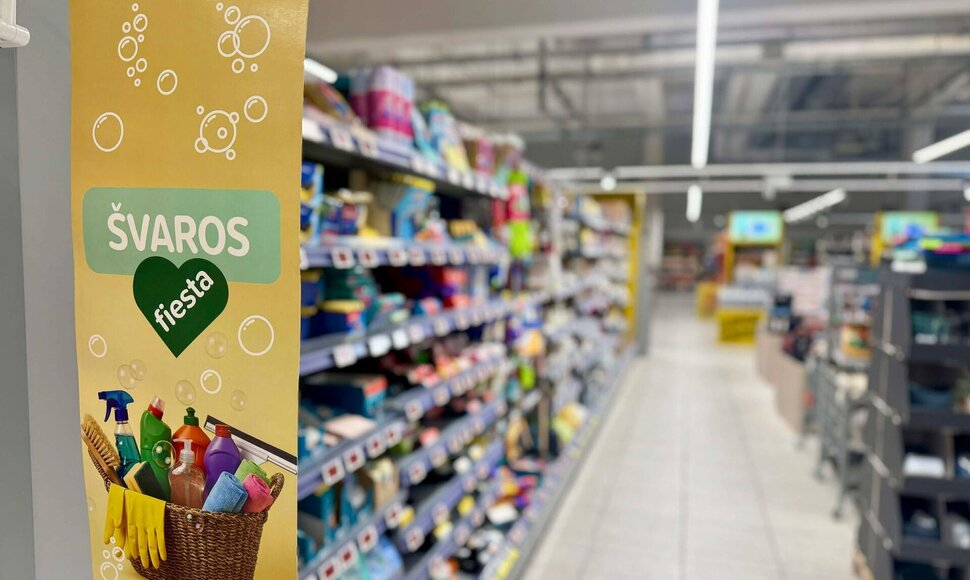 Kvepia švara ir akcijomis: „Iki“ vyksta lauktoji „Švaros fiesta“ su nuolaidomis net iki 50 proc.