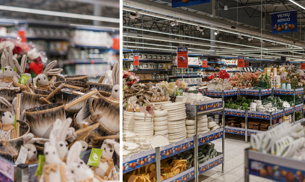 „Maximos“ parduotuvėse jau kyšo kiškių ausys: Velykų mėnuo gausus skanumynų ir dekoracijų