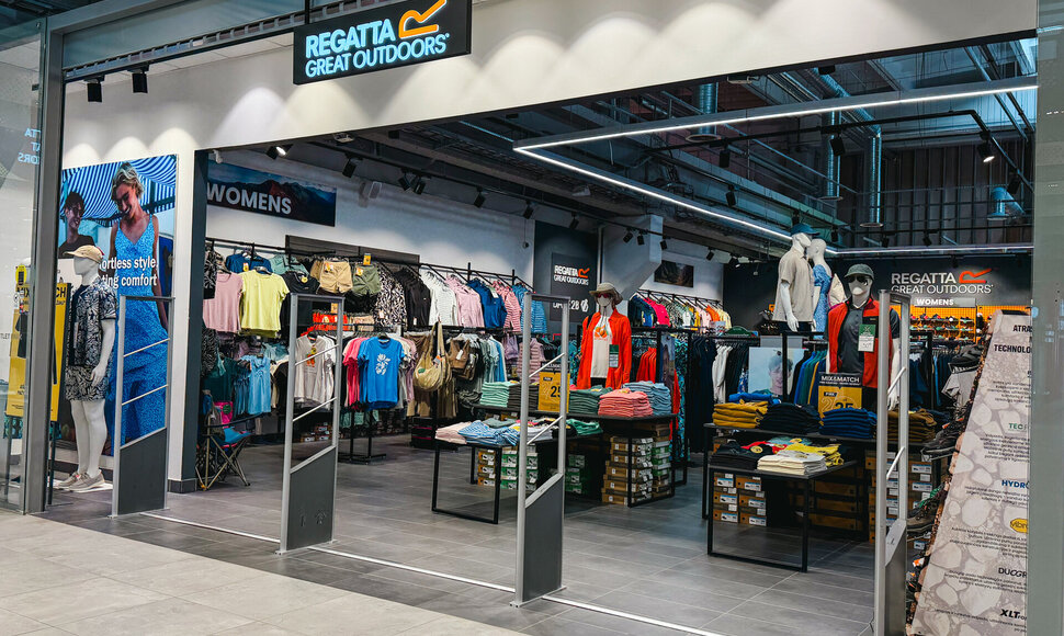 &bdquo;Outlet Park&ldquo; įsikūrusi &bdquo;Regatta Great Outdoors&ldquo; pristatė unikalią vasaros naujieną: tokio asortimento &scaron;is prekės ženklas iki &scaron;iol nebuvo sukūręs  