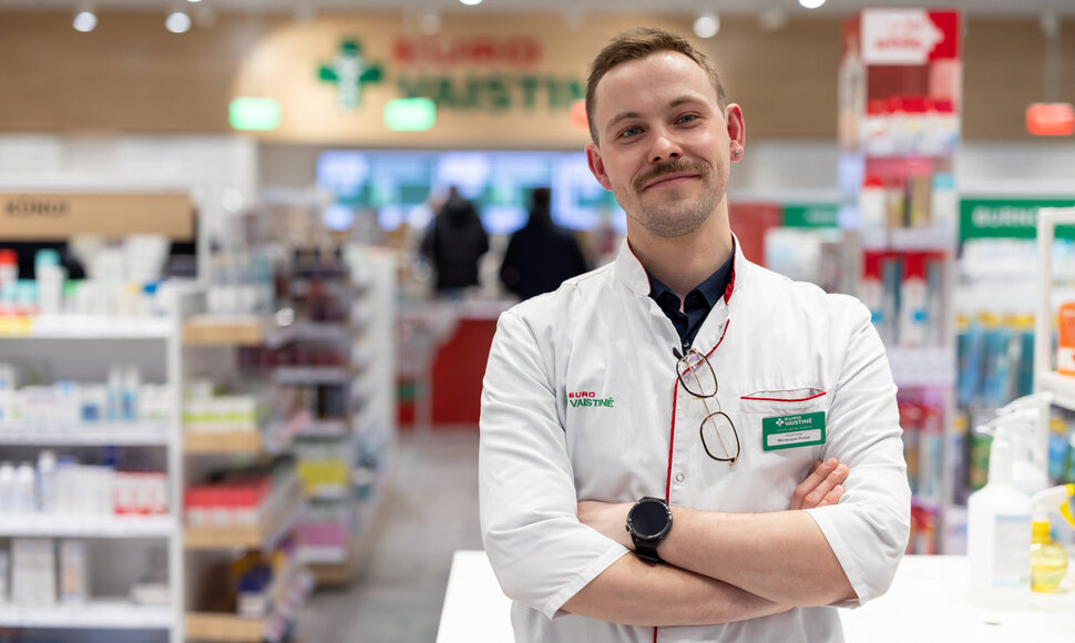 &bdquo;Eurovaistinės&ldquo; vaistininkas Mindaugas Rutalė
