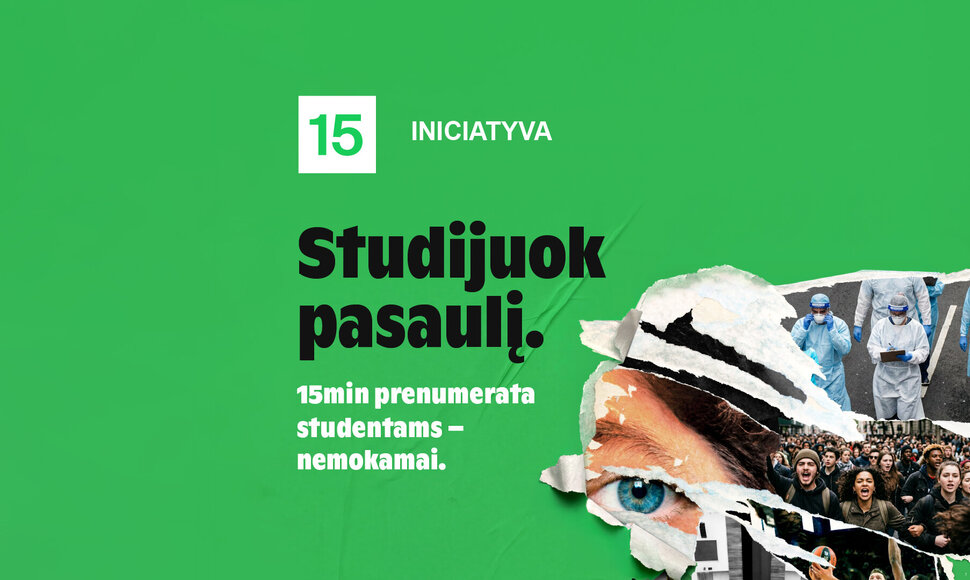 15min iniciatyva studentams