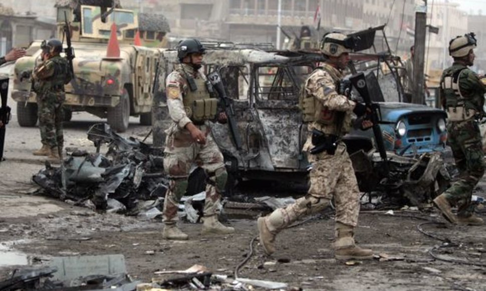 Irako kariai įvykio vietoje