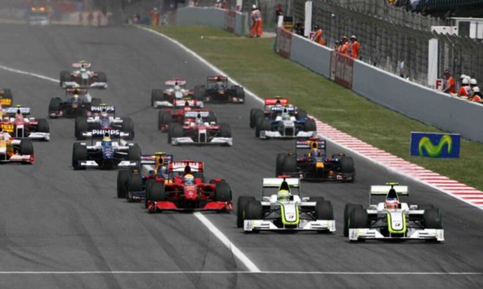 Akimirka iš vykusio 5-ojo „Formulės-1“ pasaulio čempionato etapo.