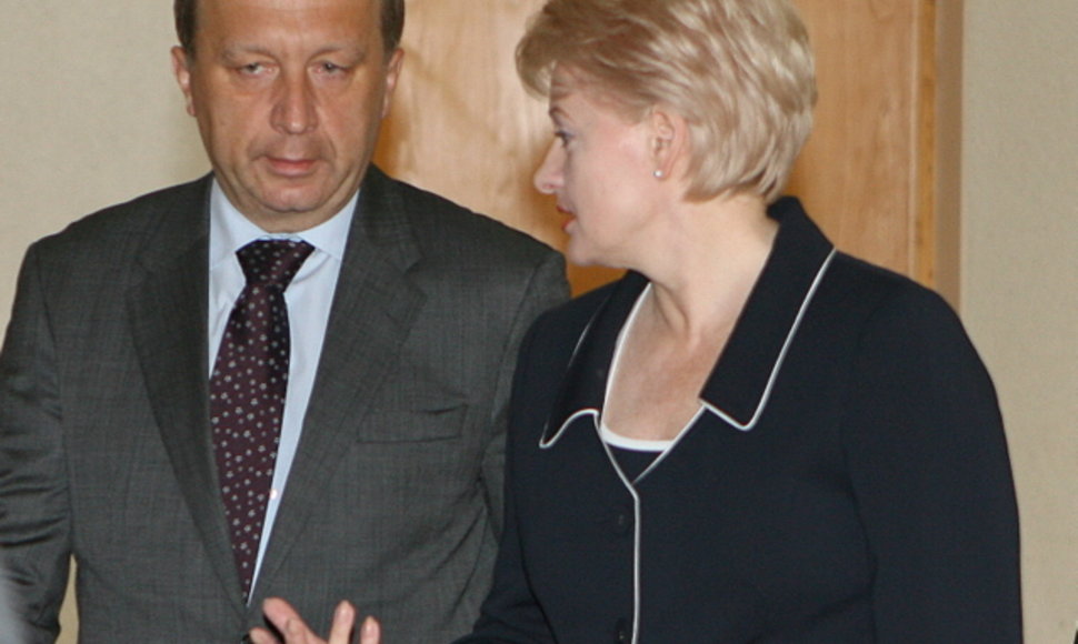 Andrius Kubilius ir Dalia Grybauskaitė