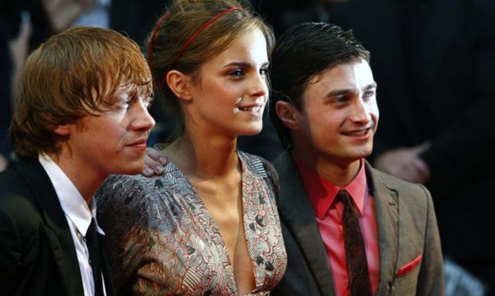 Rupertas Grintas, Emma Watson ir Danielis Radcliffe`as
