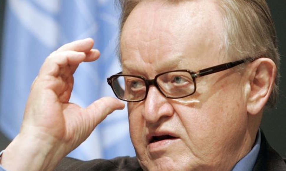 Martti Ahtisaari Nobelio taikos premijos lauriatas