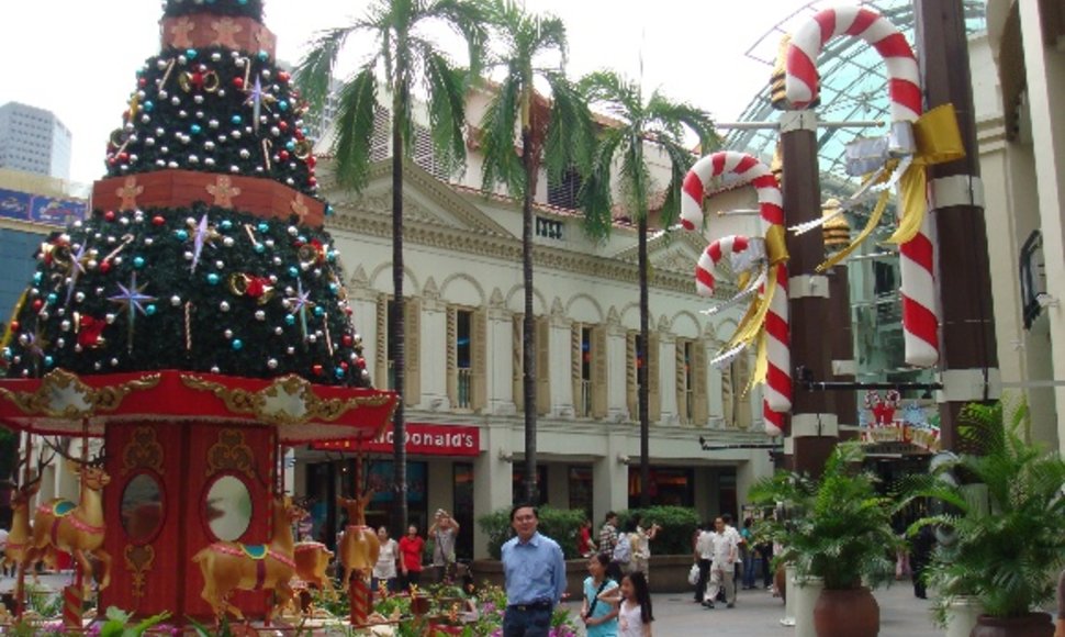 Žiemos šventės Singapūre