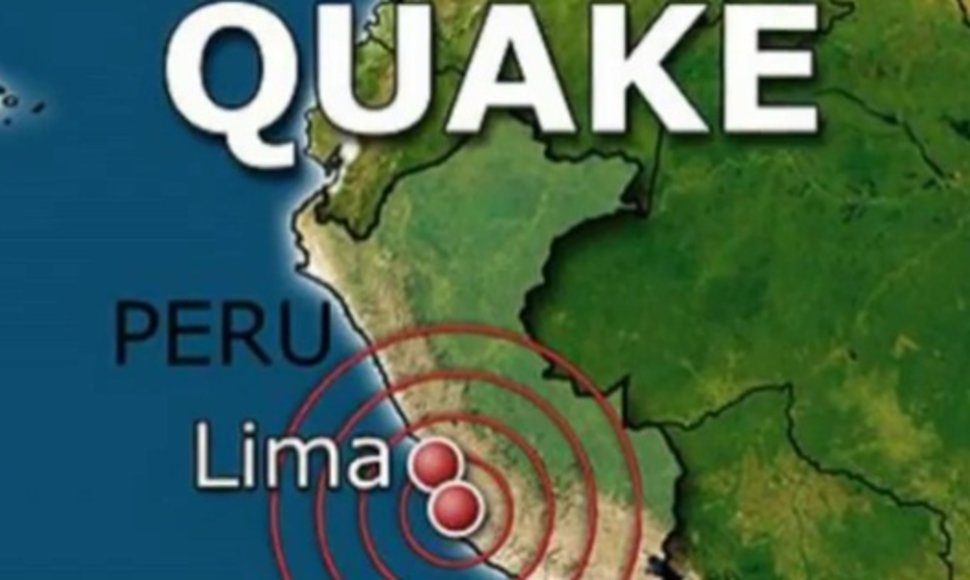 Žemės drebėjimas Peru