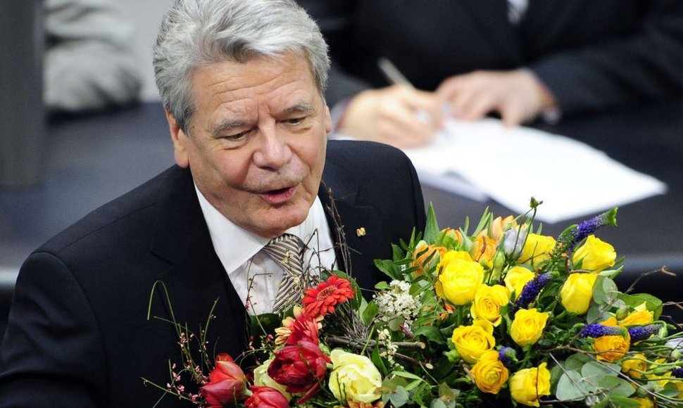 Joachimas Gauckas išrinktas Vokietijos prezidentu