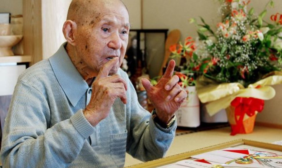 Mirė seniausias pasaulio žmogus Tomoji Tanabe