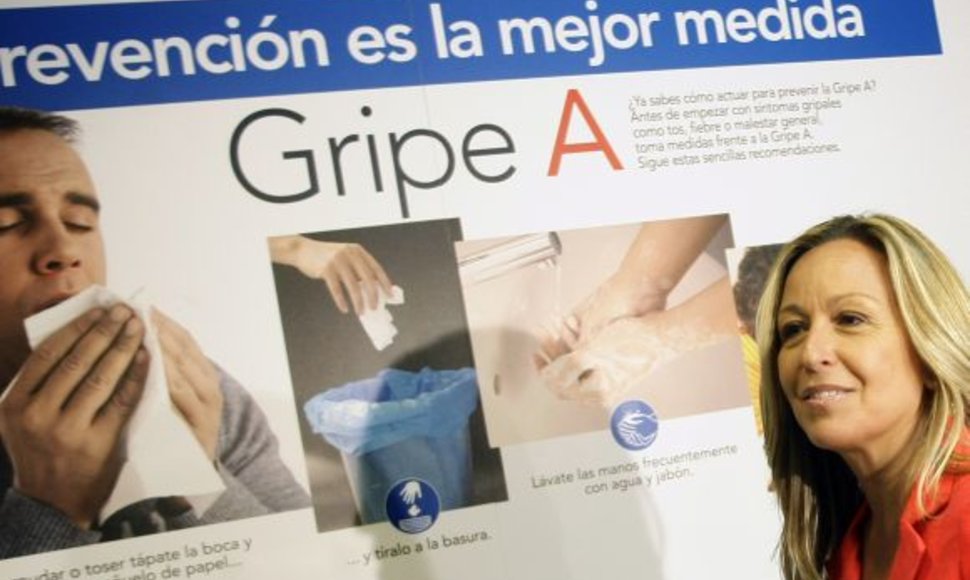 Ispanijos sveikatos apsaugos ministrė Trinindad Jimenez