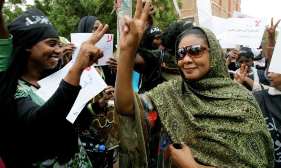 Sudano žurnalistė Lubna Ahmed al-Hussein