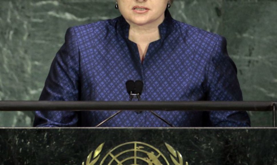 Dalia Grybauskaitė 64-ojoje JT asamblėjoje