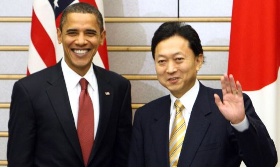 JAV prezidentas Barackas Obama susitiko su Japonijos premjeru Yukio Hatoyama.