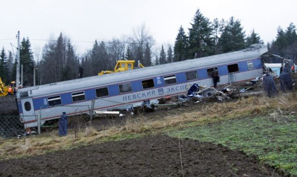 Traukinio Maskva – Peterburgas avarija