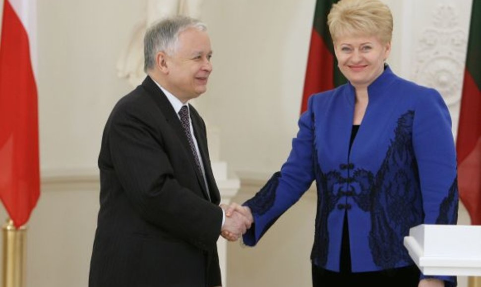 Balandžio 8 d. prezidento L.Kaczynskio vizitas