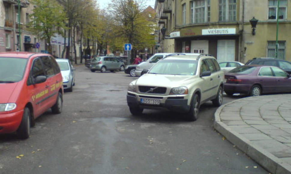 Automobilis Klaipėdos centre