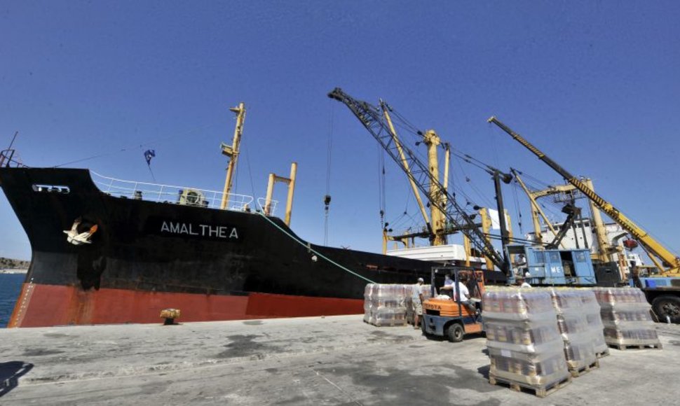 Libijos laivas pakeliui į Gazos ruožą