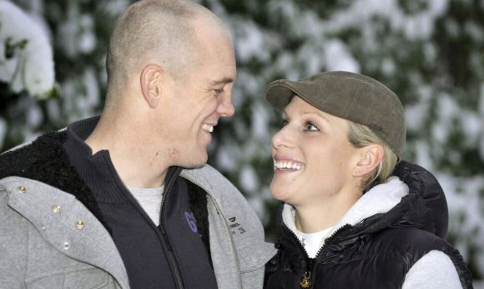 Zara Phillips ir Mike'as Tindallas