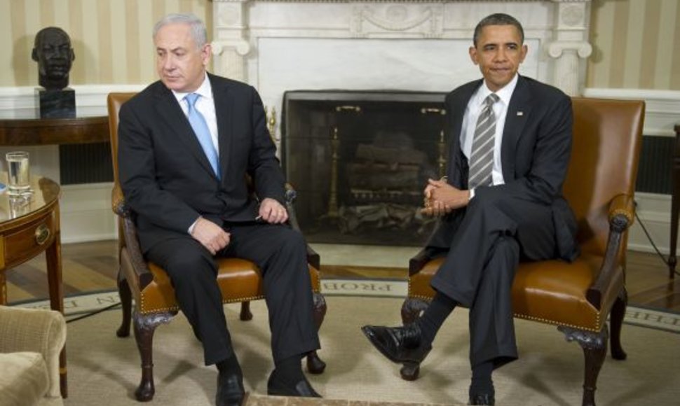 Barackas Obama ir Benjaminas Netanyahu